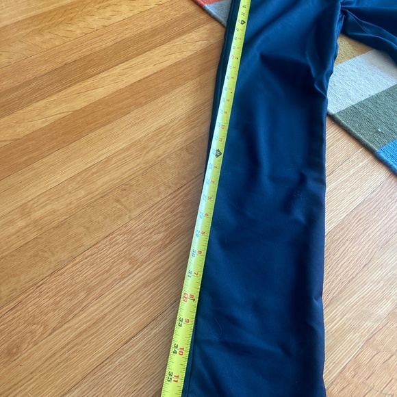 The Row Slim Navy Trousers - Picture 7 of 8